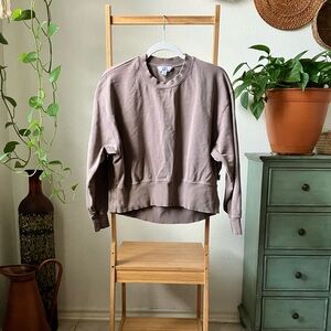 JOY LAB Crewneck Pullover Cropped Sweater Size M